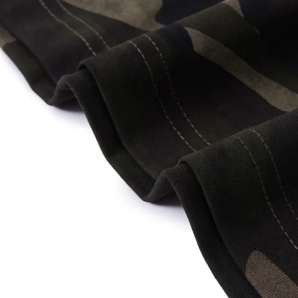 C-S26012 Boxy Vintage Camo Burnout T-Shirt