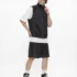 C-2049 + C-3225 Mesh Vintage Washed Fleece Hoodie Two-Piece Set