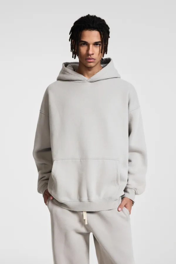 9007a80d C-HL23842 Tie-Dye Washed Distressed Fleece-Lined Hooded SweatshirtC-