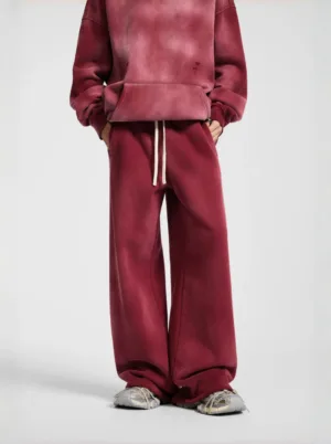 C-1236 Distressed Ripped Washed Baggy Sweatpants