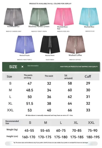 C-HL1237+1238 Heavyweight Washed Vintage Casual Two-Piece Set