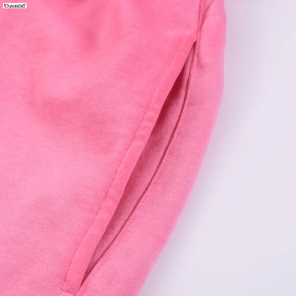 C-HL1237+1238 Heavyweight Washed Vintage Casual Two-Piece Set