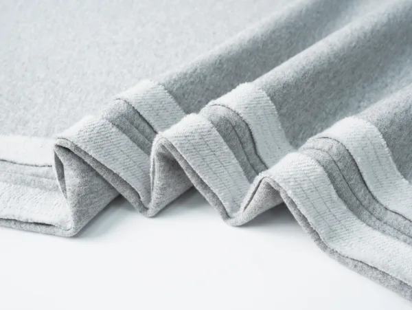 C-90989 Raw Hem Tape Spliced Loose Straight Casual Trousers