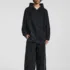 C-25277 High Street Patchwork Frayed Edge Distressed Hoodie