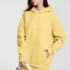 C-HL23807 Fleece-Lined Thickened Loose-Fit Hooded Sweatshirt