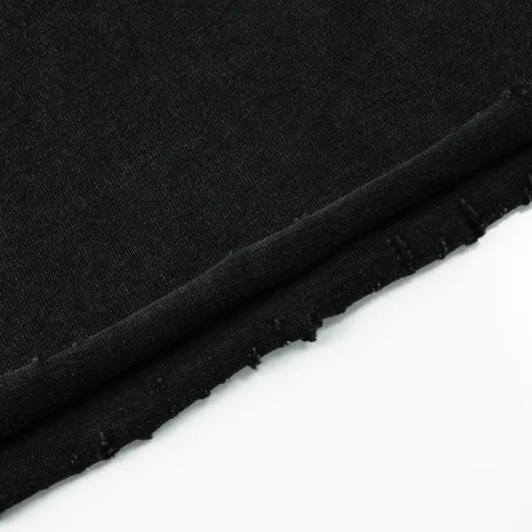 C-S26004 Distressed Raw Hem Washed Vintage T-Shirt