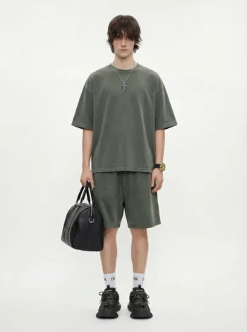C-K1158 + K1159 Heavyweight Vintage Washed Relaxed Casual Set