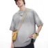 C-HL6624 Spray Monkey Ripped & Distressed Frayed Edge Short Sleeve Tee 285GSM