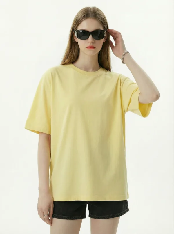 C-HL6601 Earthy Tone 16-Color FOG Drop Shoulder Short Sleeve Tee