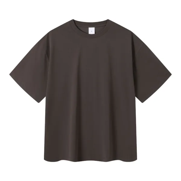 C-K1165 Sorona Drop Shoulder Mint Ice Cream T-Shirt