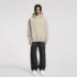 C-HL23819 Distressed Paint Splatter Fleece-Lined Hooded Sweatshirt