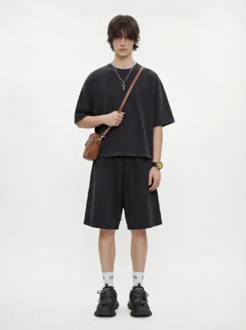C-K1158 + K1159 Heavyweight Vintage Washed Relaxed Casual Set