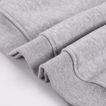 C-1221+1222 Stir-Fried Snowflake Color-Block Contrast Webbing Fleece Hoodie Se