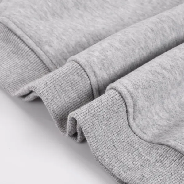 C-HL1221 Snow Wash Distressed Seam Colorblock Tape Fleece Hoodie