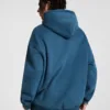 C-HL23807 Fleece-Lined Thickened Loose-Fit Hooded Sweatshirt
