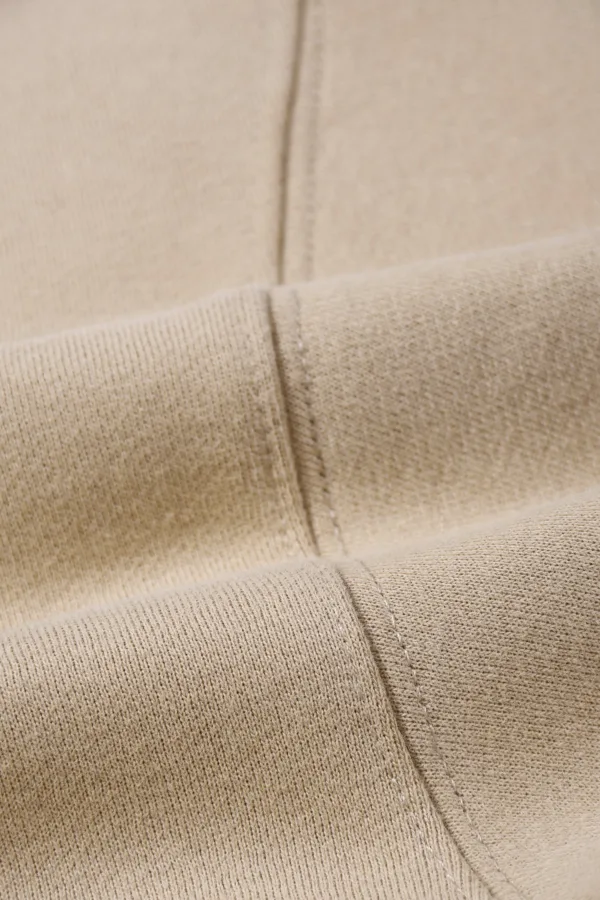 C-HL23803 Fleece-Lined Thickened Loose Crewneck Sweatshirt