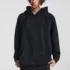 C-25277 High Street Patchwork Frayed Edge Distressed Hoodie