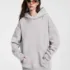C-HL23807 Fleece-Lined Thickened Loose-Fit Hooded Sweatshirt
