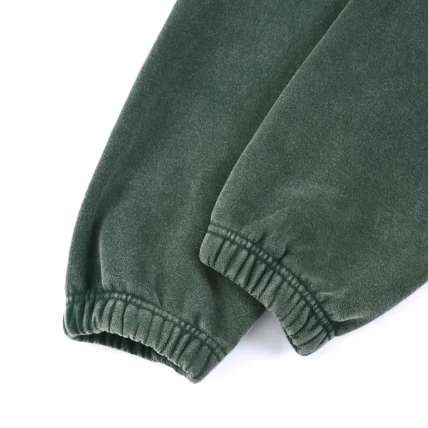 C-23842 + C-23843 Batik Wash Vintage Distressed Fleece Hoodie Two-Piece Set