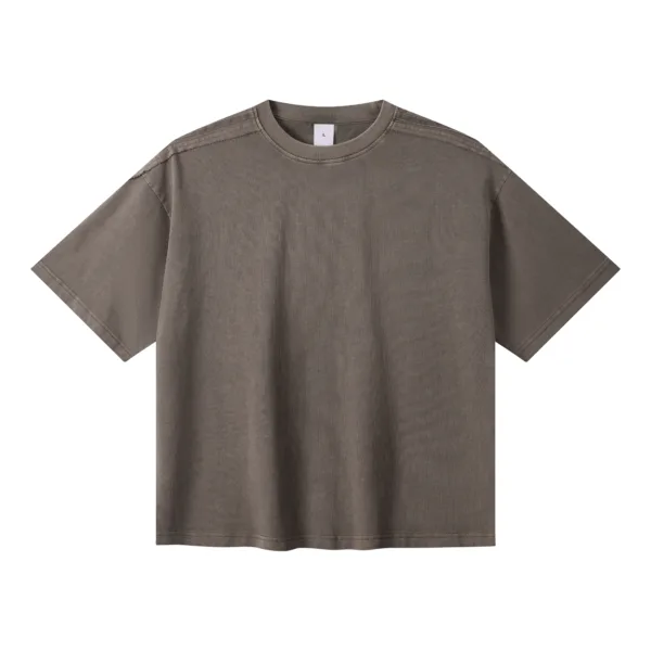 C-S26009 Sporty Striped Washed Vintage T-Shirt