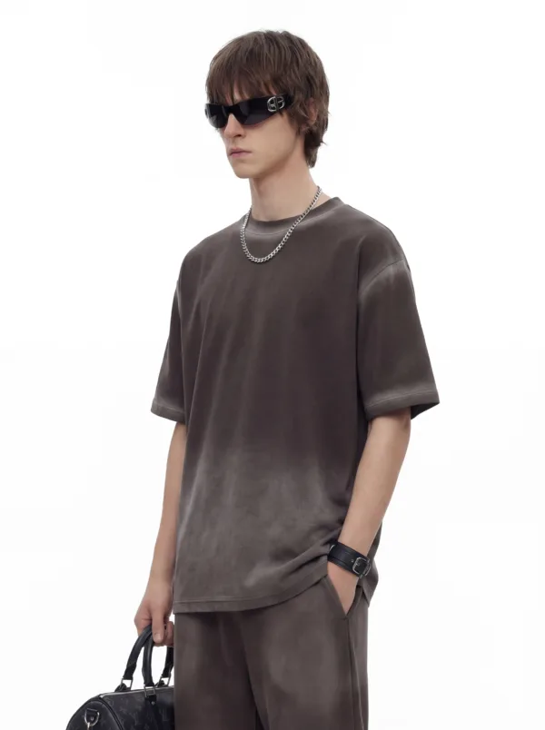 C-1109 Monkey Wash Distressed Vintage T-Shirt