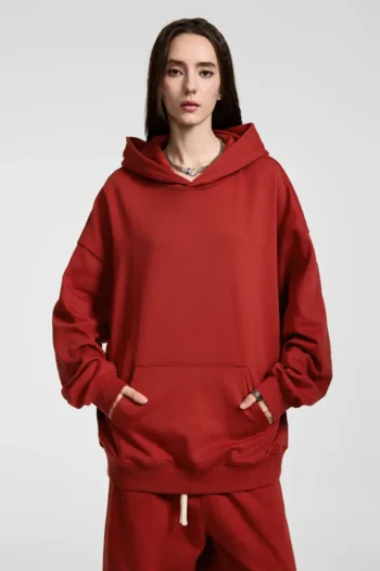 C-HL23839 Heavyweight High-Quality French Terry Hooded Sweatshirt