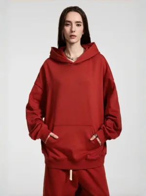 C-HL23839 Heavyweight High-Quality French Terry Hooded Sweatshirt