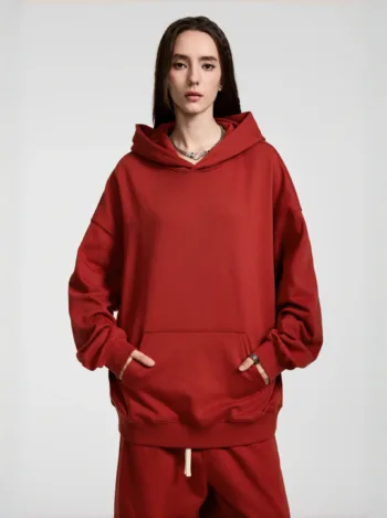 C-HL23839 Heavyweight High-Quality French Terry Hooded Sweatshirt
