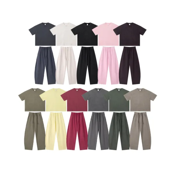 C-K1158 + K1162 Heavyweight Vintage Washed Casual Set