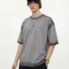 C-HL1234 Spray-Dyed Washed Distressed T-Shirt
