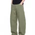 C-S26010 Multi-Pocket Wide-Leg Woven Cargo Trousers