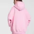 C-HL23805 Fleece-Lined Thickened Loose-Fit Zip-Up Hooded Sweatshirt