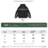 C-1227 + C-1228 Monkey Wash Color-Block Contrast Webbing Fleece Hoodie Two-Piece Set