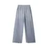C-1282 Raw Hem Patchwork Distressed Monkey Wash Casual Trousers