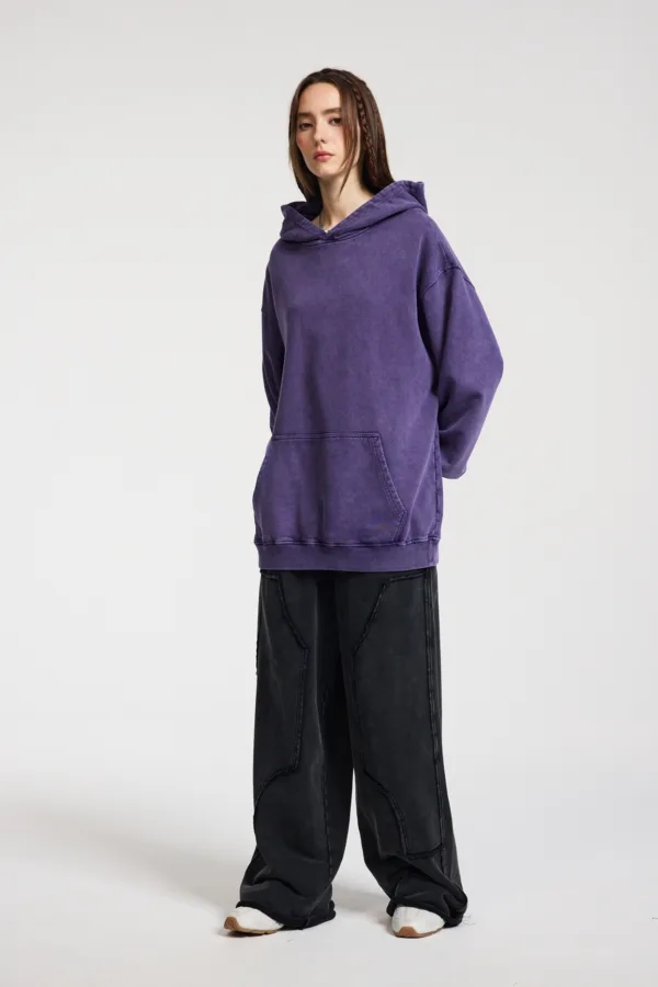 C-HL1215 High Street Heavyweight Batik Washed Vintage Hoodie