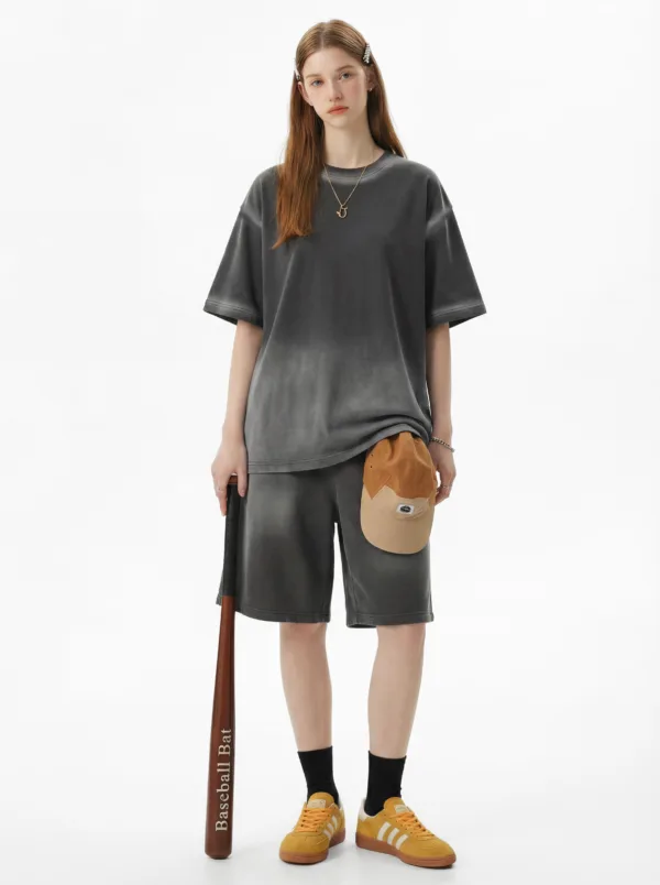 C-1109 Monkey Wash Distressed Vintage T-Shirt