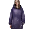 C-HL1223 Monkey Spray Faded Irregular Eroded Heavy Distressed Hoodie