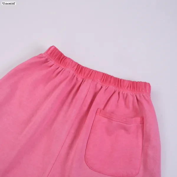 C-HL1237+1238 Heavyweight Washed Vintage Casual Two-Piece Set