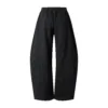 C-26002 Patchwork Athletic Barrel Pants