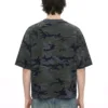 C-S26012 Boxy Vintage Camo Burnout T-Shirt