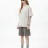 C-S26004 Distressed Raw Hem Washed Vintage 270GSM T-Shirt
