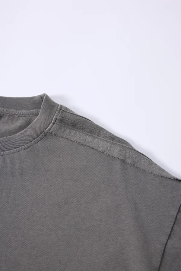 C-S26009 Sporty Striped Washed Vintage T-Shirt