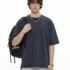 C-S26003 Snow Wash Embroidered Reverse Seam Pure Cotton 275GSM T-Shirt