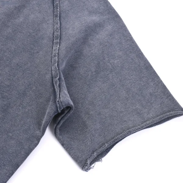 C-HL1243 Batik Raglan Raw Hem T-Shirt