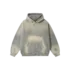 C-HL23819 Distressed Paint Splatter Fleece-Lined Hooded Sweatshirt