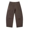 C-S26010 Multi-Pocket Wide-Leg Woven Cargo Trousers