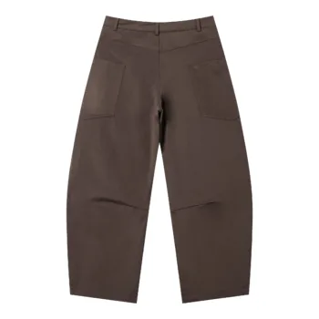 C-S26010 Multi-Pocket Wide-Leg Woven Cargo Trousers