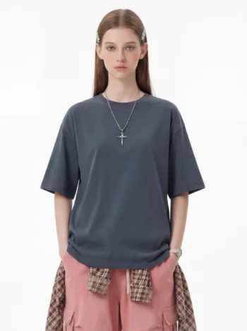 C-K1165 Sorona Drop Shoulder Mint Ice Cream 150GSM T-Shirt