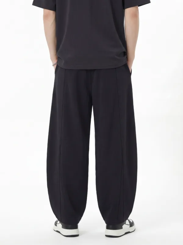 C-26002 Patchwork Athletic Barrel Pants