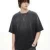 C-K1160 Washed Shoulder Distressed T-Shirt
